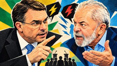 Flávio Bolsonaro e Lula