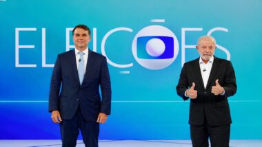 Lula e Flávio debate da Globo TV