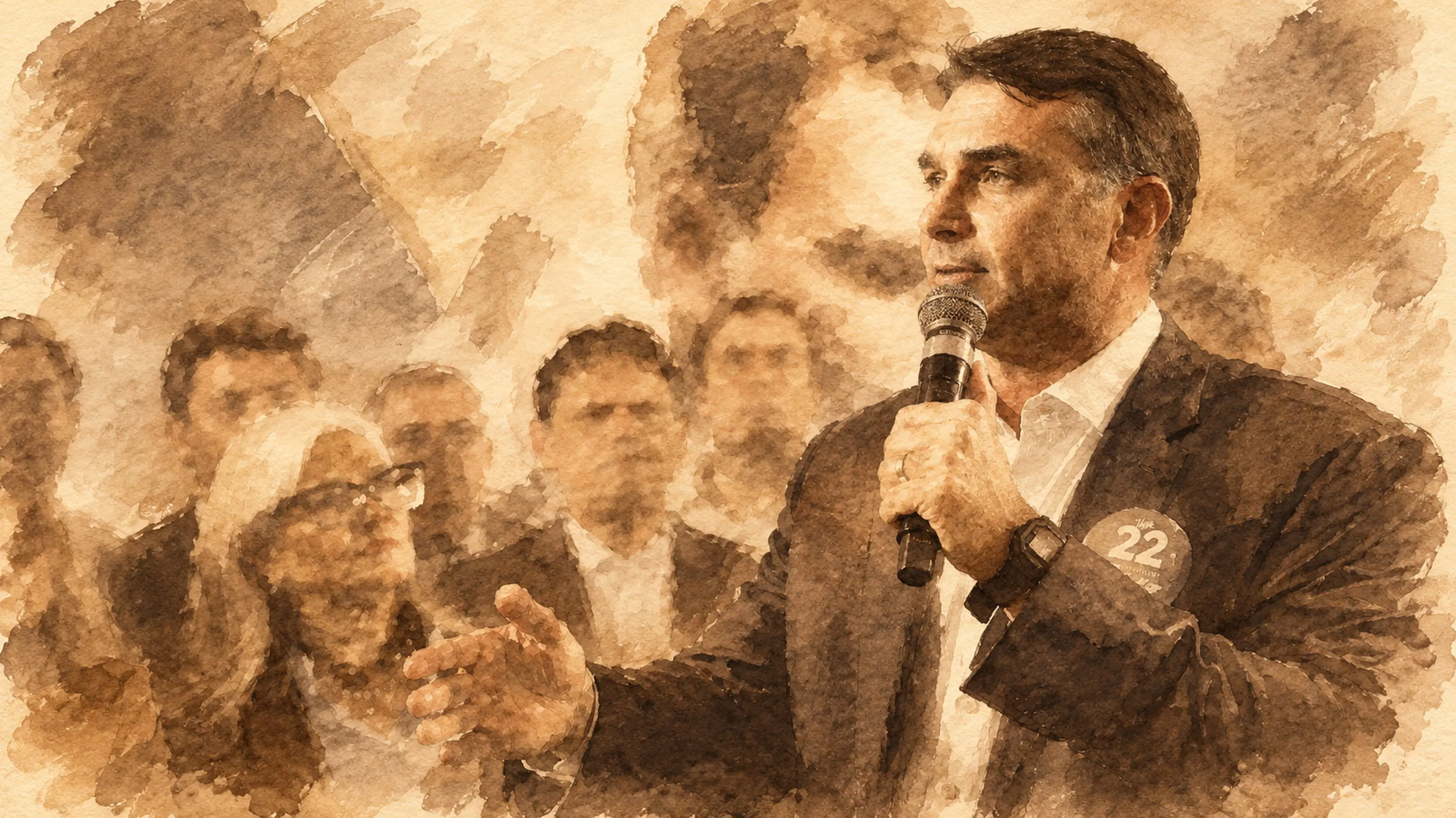 editorial flavio bolsonaro liderança oposição