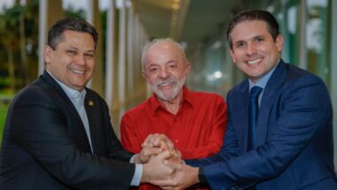 Lula, com Alcolumbre e Motta