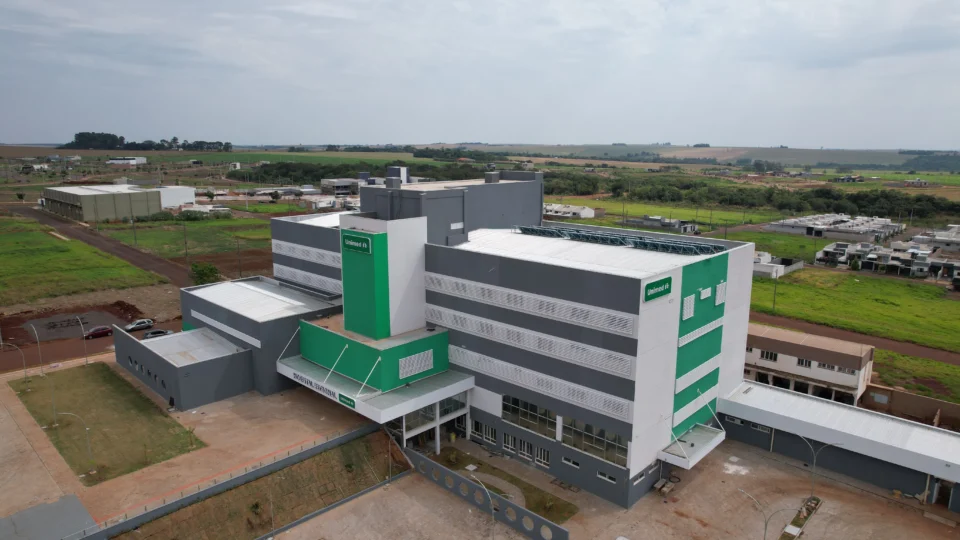 Hospital Regional da Unimed em Campo Mourão está pronto e aguarda apenas algumas licenças para abrir ao público