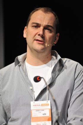 Chef Daniel Humm em palestra na Semana Mesa. Foto: divulgação