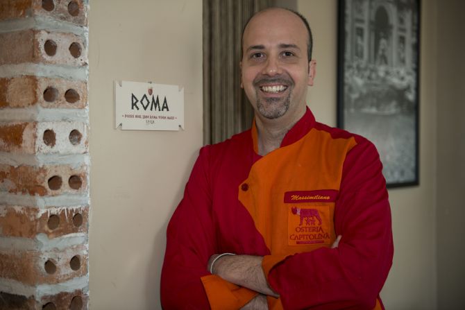 Chef Massimiliano Morabito, do Osteria Capitolina. Foto: Henry Milleo/Gazeta do Povo