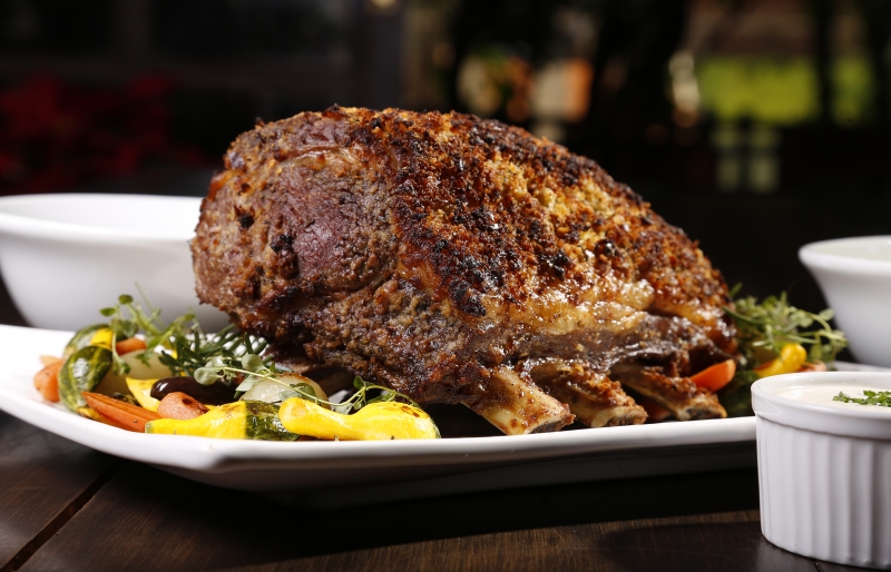 Assado de Prime Rib com molho Gravy Assado de Prime Rib com molho Gravy