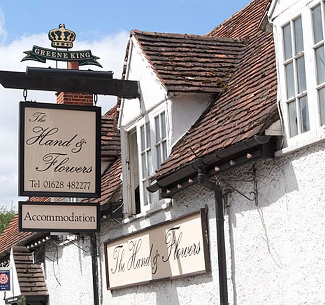 The Hand and Flowers, no condado de Buckinghamshire, é eleito pela