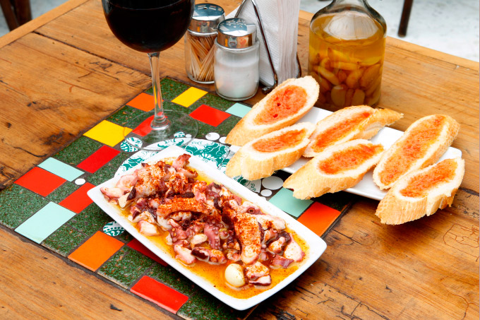 Pulpo à Galega espanhol Pulpo à Galega espanhol