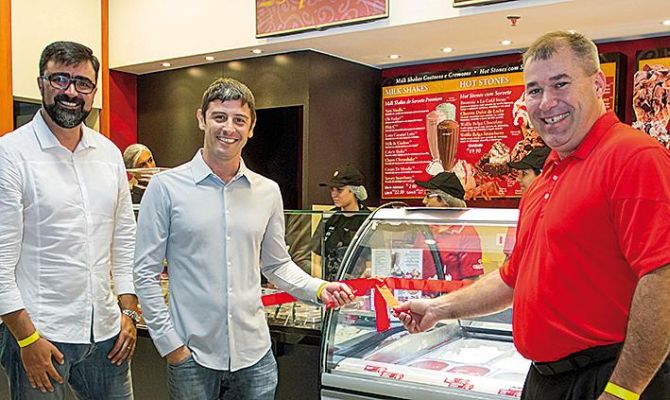Região central tem nova ColdStone. Foto: Divulgação Região central tem nova ColdStone. Foto: Divulgação