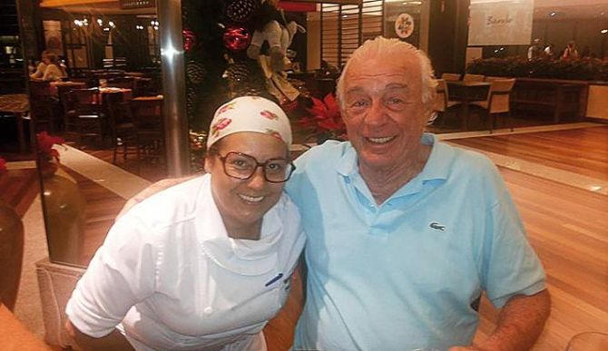 Amizade entre chefs. Foto: Divulgação Amizade entre chefs. Foto: Divulgação