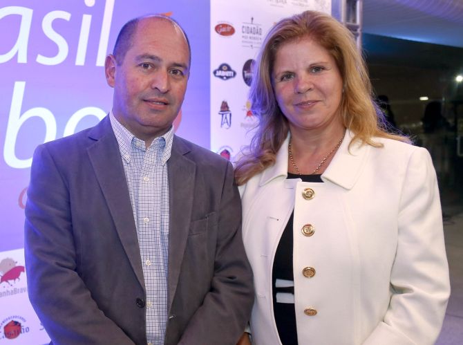 Reginaldo Cordeiro, secretário de Urbanismo de Curitiba, e a presidente da Abrasel – PR, Jilcy Rink. Foto: Divulgação Reginaldo Cordeiro, secretário de Urbanismo de Curitiba, e a presidente da Abrasel – PR, Jilcy Rink. Foto: Divulgação