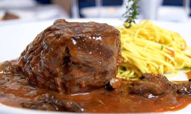 Mignon com tagliatelle. Foto: Divulgação Mignon com tagliatelle. Foto: Divulgação