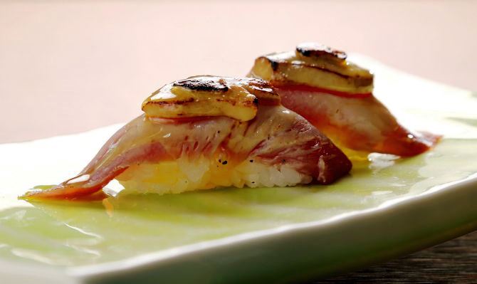 Maguro foie gras. Foto: Divulgação Maguro foie gras. Foto: Divulgação