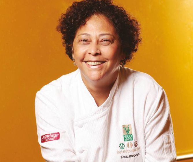 A chef Katia Barbosa, do bar Aconchego Carioca, participa de dois eventos no MB Mercearia Brasileira em julho. Foto: Divulgação A chef Katia Barbosa, do bar Aconchego Carioca, participa de dois eventos no MB Mercearia Brasileira em julho. Foto: Divulgação