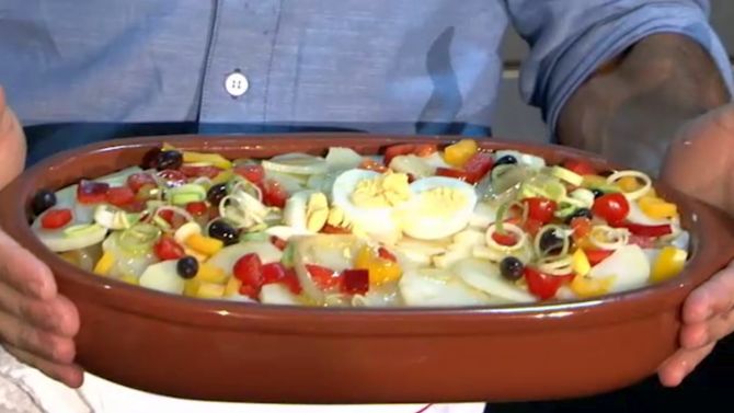 Bacalhau português. Foto: Reprodução vídeo