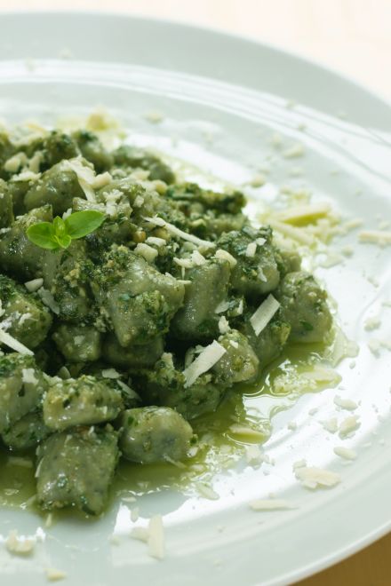 Nhoque de chá verde Nhoque de chá verde