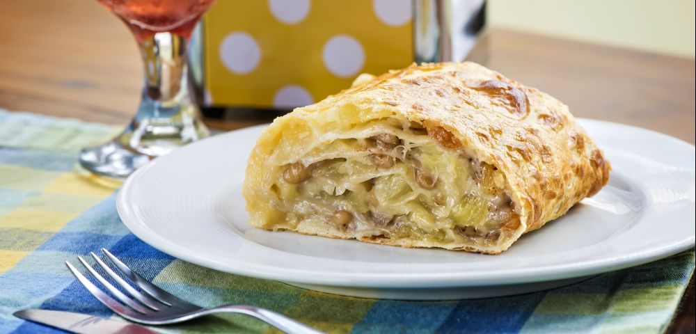 Strudel de abacaxi. Foto: Letícia Akemi/Gazeta do Povo