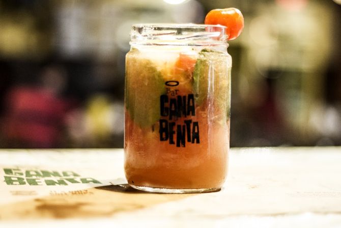 Caipirinha no pote. Foto: divulgação. Caipirinha no pote. Foto: divulgação.