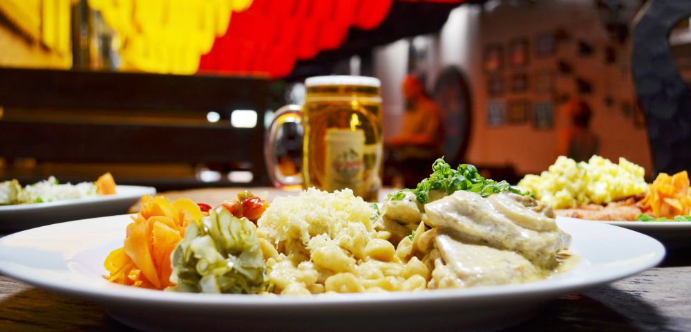 Mignon suíno com spatzle do bar do alemão. Foto: Divulgação