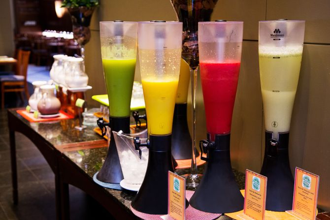 Nos sucos, há opções detox. Foto: divulgação. Nos sucos, há opções detox. Foto: divulgação.