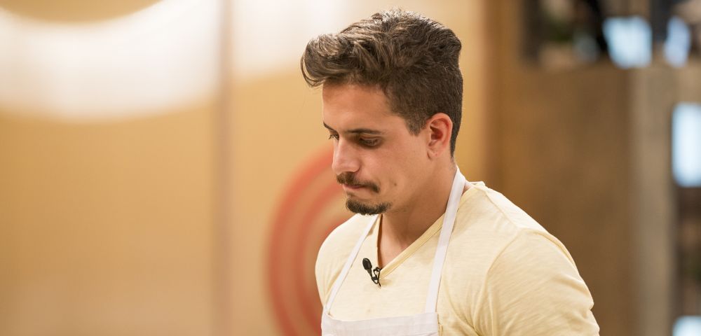 Vitor foi o terceiro eliminado do MasterChef. Foto: Divulgação/Band.