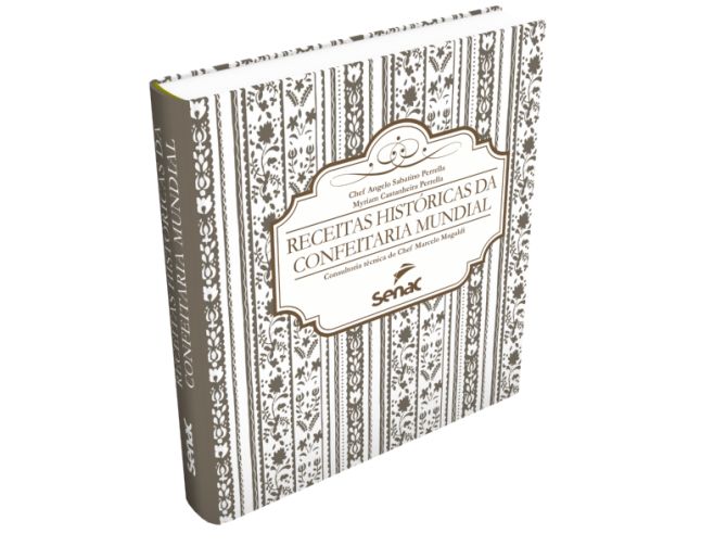 A curiosidade do chef e empresário Angelo Perrella transformou experiências e seu apanhado de informações no livro "Receitas Históricas da Confeitaria Mundial", lançamento da Editora Senac. Imagem: Divulgação A curiosidade do chef e empresário Angelo Perrella transformou experiências e seu apanhado de informações no livro "Receitas Históricas da Confeitaria Mundial", lançamento da Editora Senac. Imagem: Divulgação