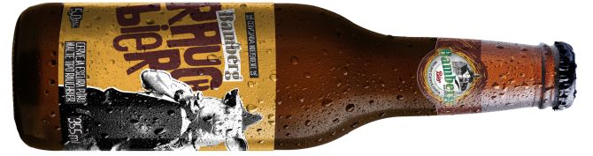 Brown beer bottle, back lighted with drops and condensation, showing a white reflection at right side Brown beer bottle, back lighted with drops and condensation, showing a white reflection at right side
