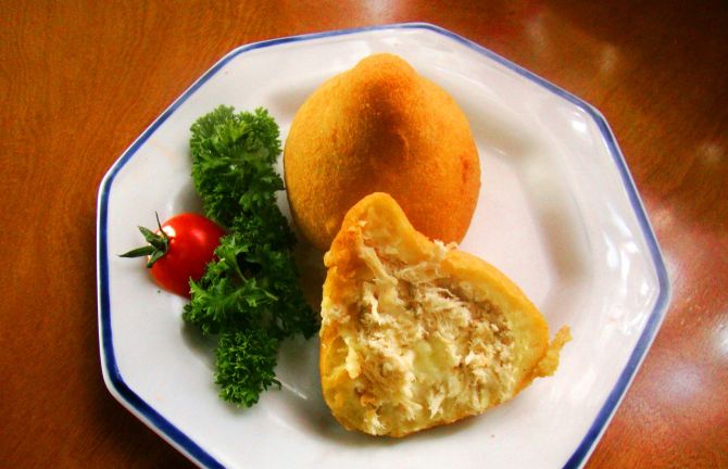 Coxinha da Confeitaria Holandesa. Foto: Divulgação Coxinha da Confeitaria Holandesa. Foto: Divulgação