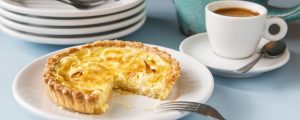 Diferencie as bases francesas para tortas Pâte brisée usada como quiche na Caramelodrama Confeitaria. Fotos: Letícia Akemi/ Gazeta do Povo
