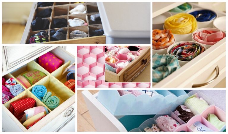 Algumas opções de organizadores podem ser feitos em casa, no estilo faça você mesmo. Fotos: Créditos no texto