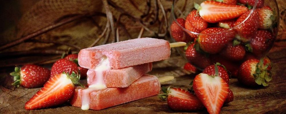 As paletas da Ice Naturale estão no evento na Lapa. Foto: reprodução Facebook Ice Naturale