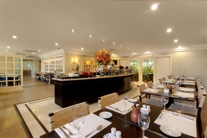 Restaurante Brasserie As Quatro Estações do Mabu Curitiba Business. Foto: Divulgação Restaurante Brasserie As Quatro Estações do Mabu Curitiba Business. Foto: Divulgação