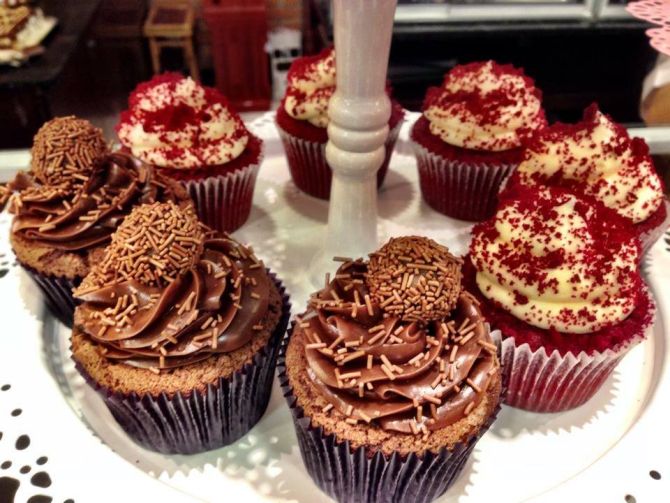 Na parte de confeitaria, a Trufas da Xuxu ocupa um dos contêineres. Foto: Divulgação Na parte de confeitaria, a Trufas da Xuxu ocupa um dos contêineres. Foto: Divulgação