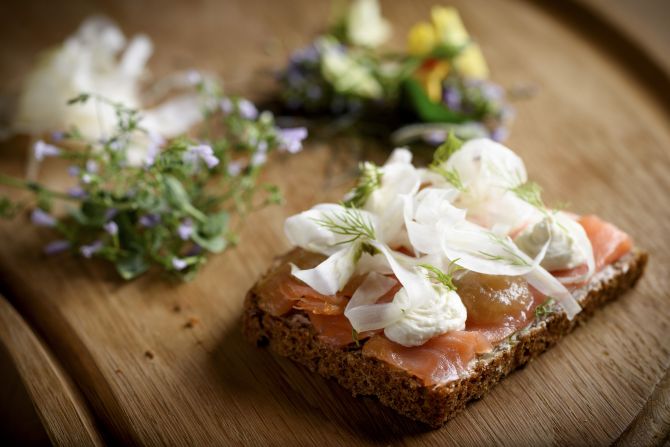 An open faced sandwich with juniper smoked salmon on rye bread from Meyers Bageri, in New York, Jan. 3, 2017. Riding a wave of interest in ancient grains, rye has recently been sprouting in many influential kitchens — in pasta, porridge, brownies and bread. (Francesco Sapienza/The New York Times) An open faced sandwich with juniper smoked salmon on rye bread from Meyers Bageri, in New York, Jan. 3, 2017. Riding a wave of interest in ancient grains, rye has recently been sprouting in many influential kitchens — in pasta, porridge, brownies and bread. (Francesco Sapienza/The New York Times)
