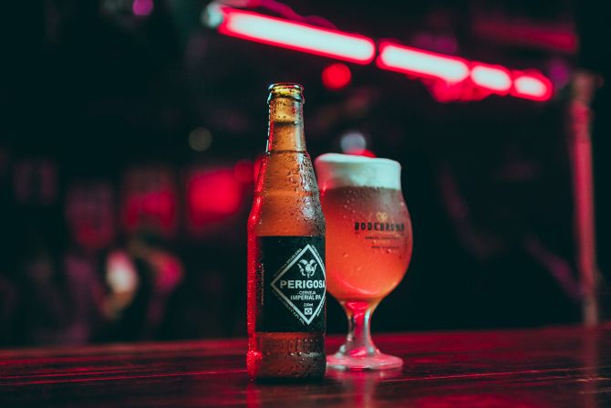 A premiada cerveja Perigosa da Boderbrown estará presente no evento. Foto: divulgação