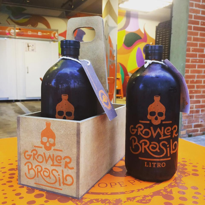O kit da Growler Brasil custa R$ 99. Foto: Divulgação O kit da Growler Brasil custa R$ 99. Foto: Divulgação