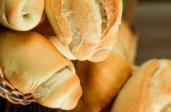Pão francês do Fabiano Marcolini Alimentari. Foto: Hugo Harada / Gazeta do Povo Pão francês do Fabiano Marcolini Alimentari. Foto: Hugo Harada / Gazeta do Povo