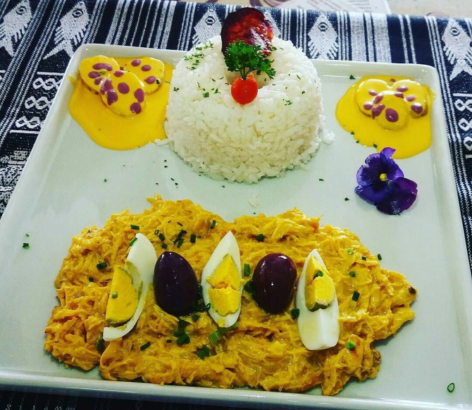Ají de galinha. Foto: Divulgação Ají de galinha. Foto: Divulgação