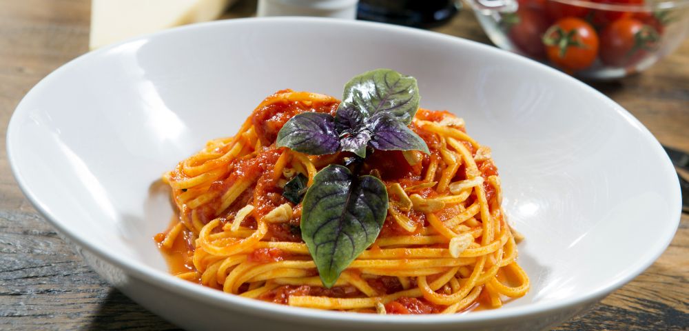 Spaghetti al pomodoro. Foto: Brunno Covello/Divulgação Spaghetti al pomodoro. Foto: Brunno Covello/Divulgação