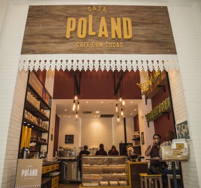 Fachada da Casa Poland, no Shopping São José. Foto: Divulgação Fachada da Casa Poland, no Shopping São José. Foto: Divulgação
