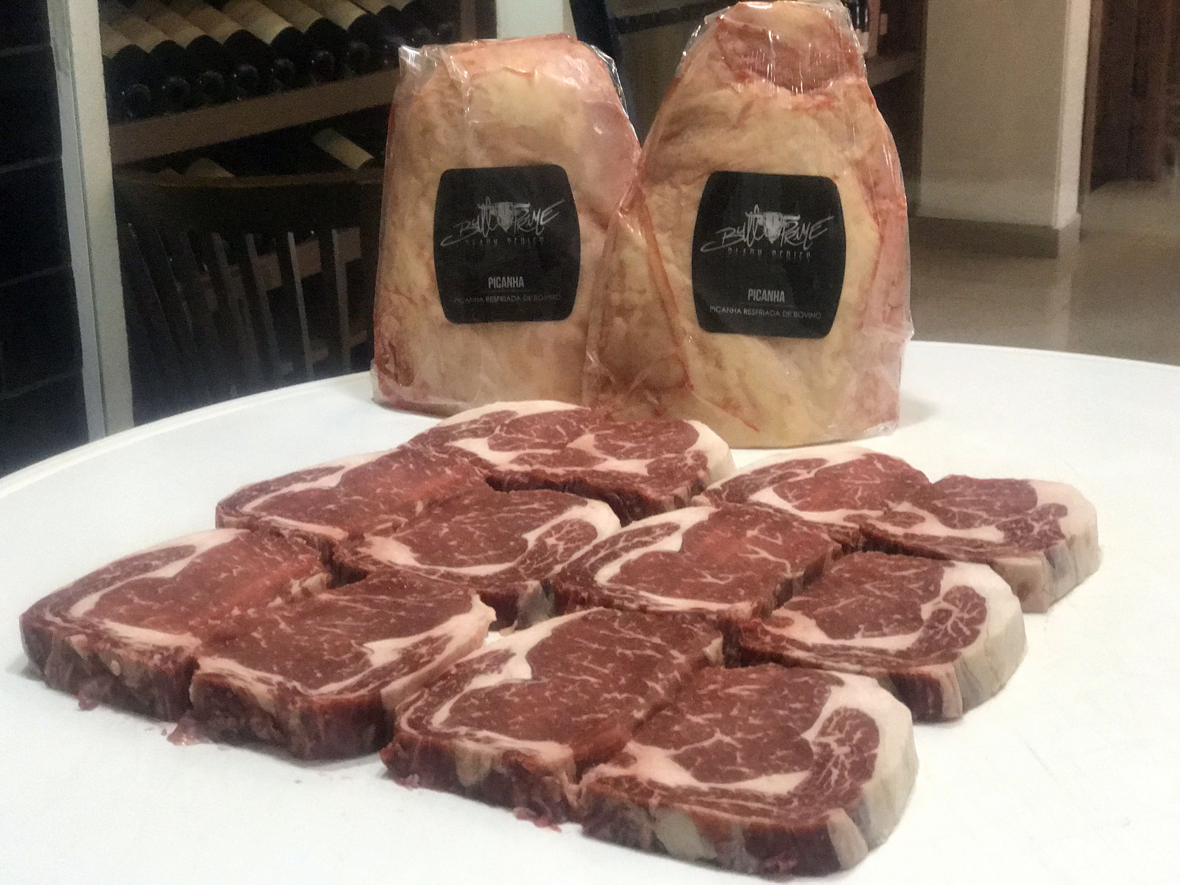 Picanha da linha Black Series venida no açougue da Bull Prime. Foto: Divulgação Picanha da linha Black Series venida no açougue da Bull Prime. Foto: Divulgação