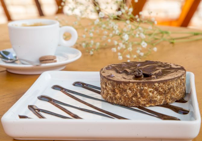 Torta de café e Nutella. Foto: Hugo Harada/Gazeta do Povo Torta de café e Nutella. Foto: Hugo Harada/Gazeta do Povo