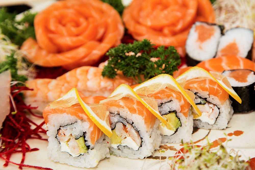 Combinado de salmão com 22 peças do Yokohama (R$ 54,90). (Foto: Divulgação) Combinado de salmão com 22 peças do Yokohama (R$ 54,90). (Foto: Divulgação)