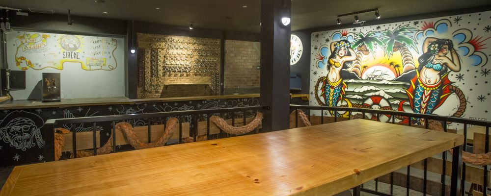 Ambiente do novo Sirene Fish n Chips.