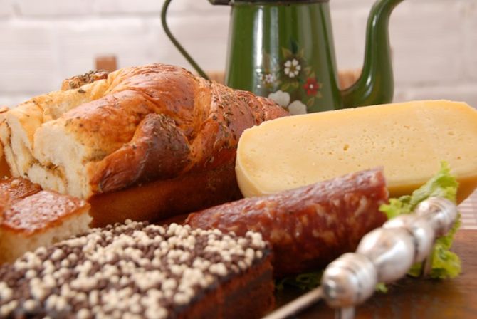 Café colonial no É da Pam funciona apenas em fins de semana e feriado. Foto: Divulgação Café colonial no É da Pam funciona apenas em fins de semana e feriado. Foto: Divulgação