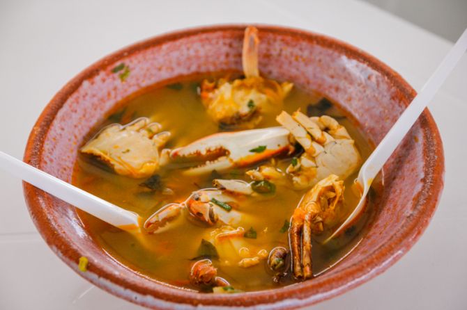 A sopa de siri é um prato que faz parte da cultura do litoral catarinense. Foto: Divulgação/Prefeitura Municipal de São José
