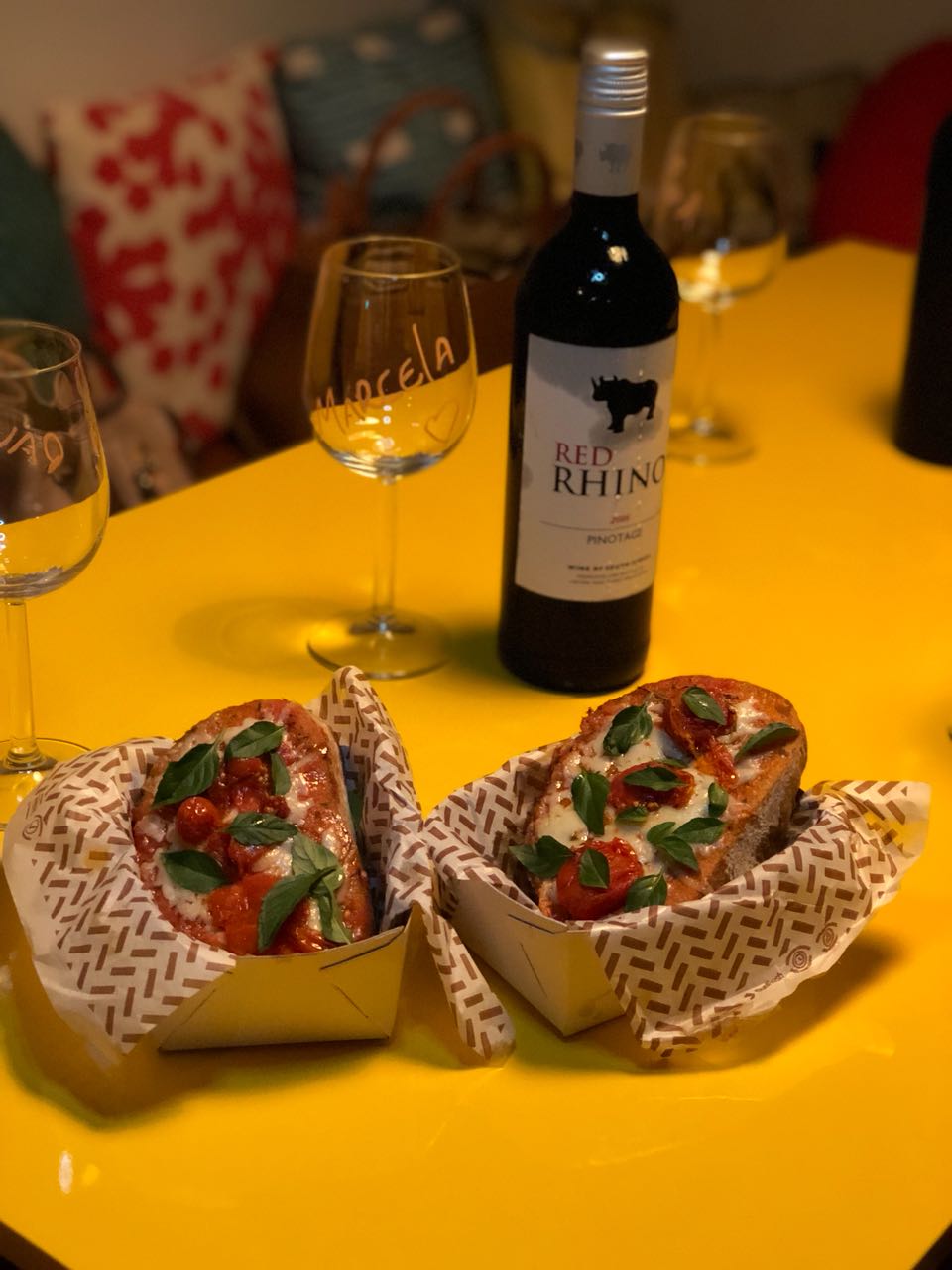 Bruschetta margherita. Foto: Divulgação. Bruschetta margherita. Foto: Divulgação.