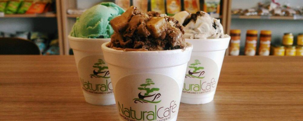 Sorvetes do Natural Café, no Água Verde, são lançamento e custarão R$ 7 (cada 100 gramas). Foto: Divulgação