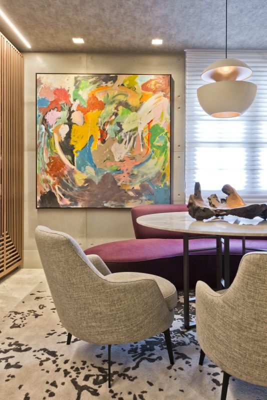Sala de Almoço é o ambiente assinado pela arquiteta Samara Barbosa na Casa Cor 2018. Foto: Marcelo Stammer Sala de Almoço é o ambiente assinado pela arquiteta Samara Barbosa na Casa Cor 2018. Foto: Marcelo Stammer