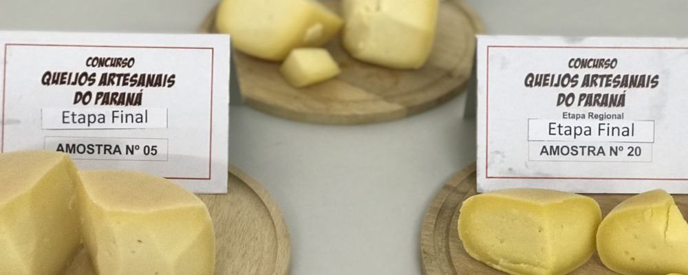 Concurso elegeu os melhores queijos do Paraná. Foto: Divulgação