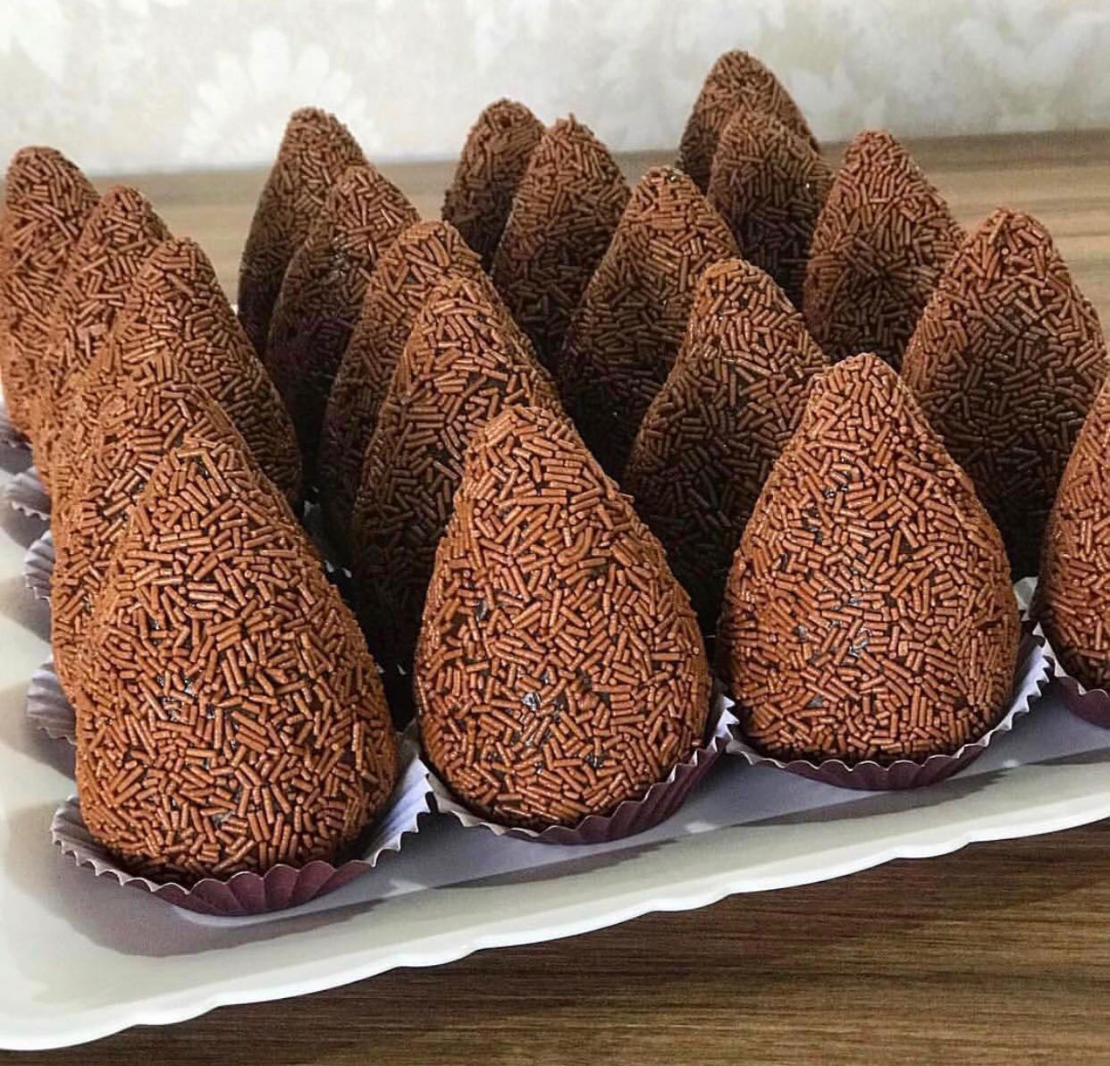 A coxinha de brigadeiro é uma das opções mais diferentes. Foto: divulgação