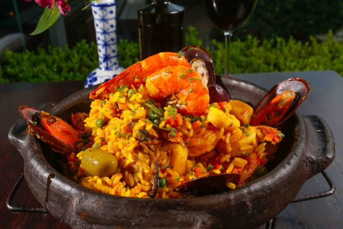A paella é um dos pratos que será servido. Foto: Divulgação A paella é um dos pratos que será servido. Foto: Divulgação